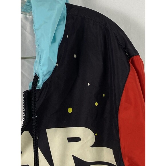 Disney Parks Star Wars Windbreaker Jacket Mens Large Colorful Retro Hooded Sz S - Picture 7 of 14